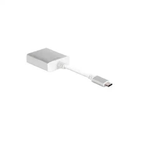 Moshi USB-C to VGA Adaptador gráfico USB 1920 x 1200 Pixeles Plata, Blanco
