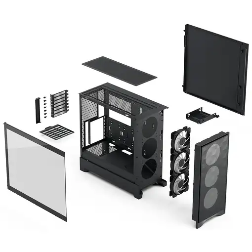 Fractal Design Pop 2 Air Black TG RGB Midi Tower Negro