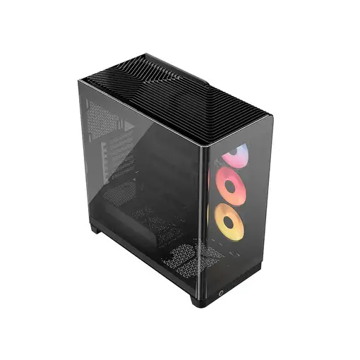 Corsair 4500X LX-R RGB Tempered Glass Mid-Tower, Black Midi Tower Negro Corsair 4500X LX-R RGB Tempered Glass Mid-Tower, Black Midi Tower Negro