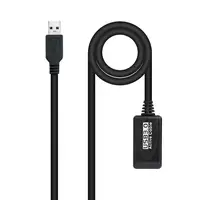 Nanocable Cable USB 3.0 prolongador con amplificador, tipo A/M-A/H, 5m