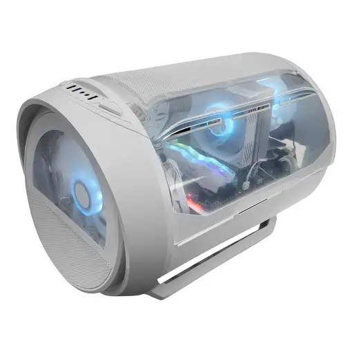 Mars Gaming MC-CYLONW Mini Tower Blanco