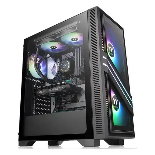 Thermaltake Versa T35 TG RGB Midi Tower Negro