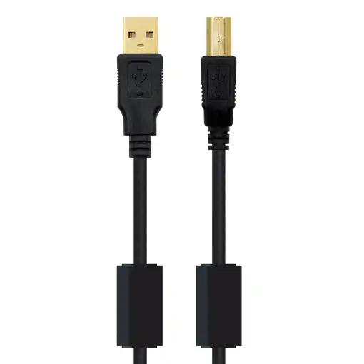 Nanocable 10.01.1203 cable USB USB 2.0 3 m USB A USB B Negro