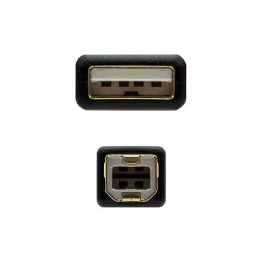 Nanocable 10.01.1203 cable USB USB 2.0 3 m USB A USB B Negro