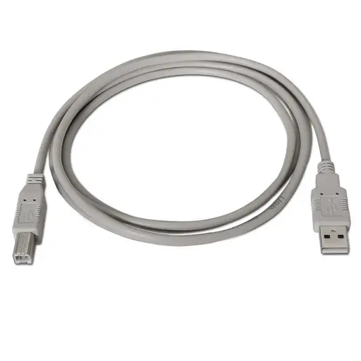 AISENS A101-0002 cable USB USB 2.0 1,8 m USB A USB B Beige