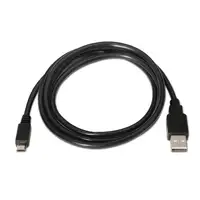 AISENS A101-0027 cable USB USB 2.0 0,8 m USB A Micro-USB B Negro