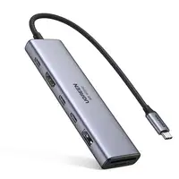 Ugreen REVODOK 7-IN-1 4K@60HZ HDMI DOCK Acoplamiento Base Gris Ugreen REVODOK 7-IN-1 4K@60HZ HDMI DOCK Acoplamiento Base Gris