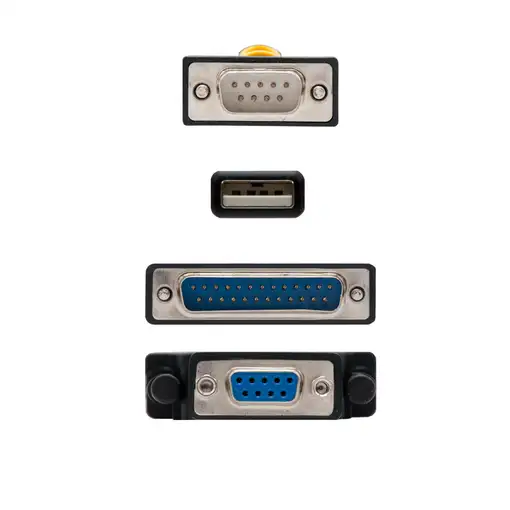 Nanocable CONVERTIDOR USB A SERIE, TIPO A/M-RS232 DB9/M DB25/M, 1,8 M