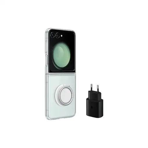 Samsung EF-XF73KKTEGWW funda para teléfono móvil 17 cm (6.7") Libro Transparente