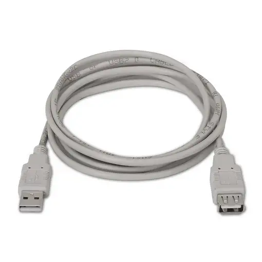 AISENS A101-0012 cable USB USB 2.0 1 m USB A Beige
