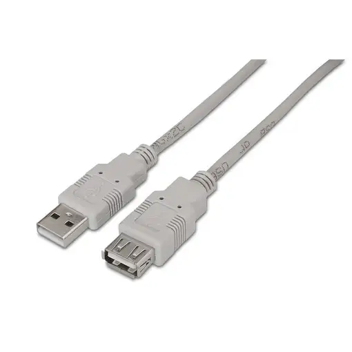 AISENS A101-0012 cable USB USB 2.0 1 m USB A Beige