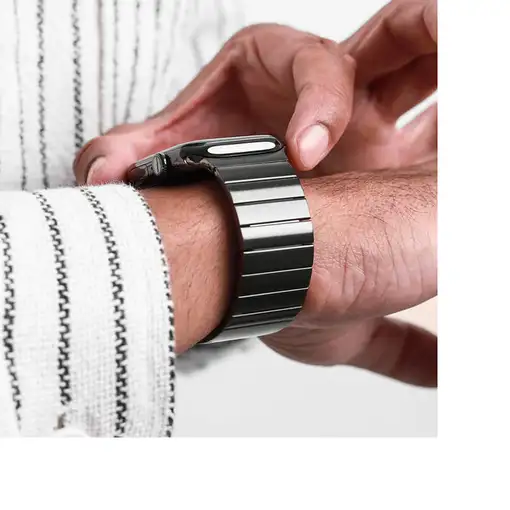 Vonmählen Link Bracelet Pro Correa Gris Acero inoxidable