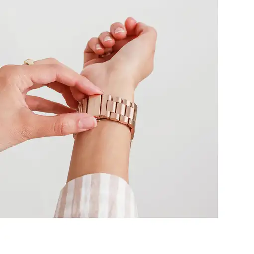 Vonmählen Link Bracelet 2 Correa Oro Acero inoxidable