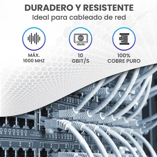 Extralink EX.32358 cable de red Blanco 50 m Cat6 U/UTP (UTP)