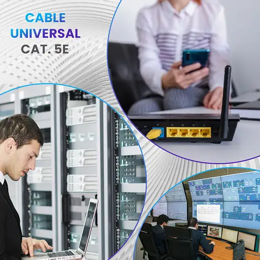 Extralink EX.32358 cable de red Blanco 50 m Cat6 U/UTP (UTP)