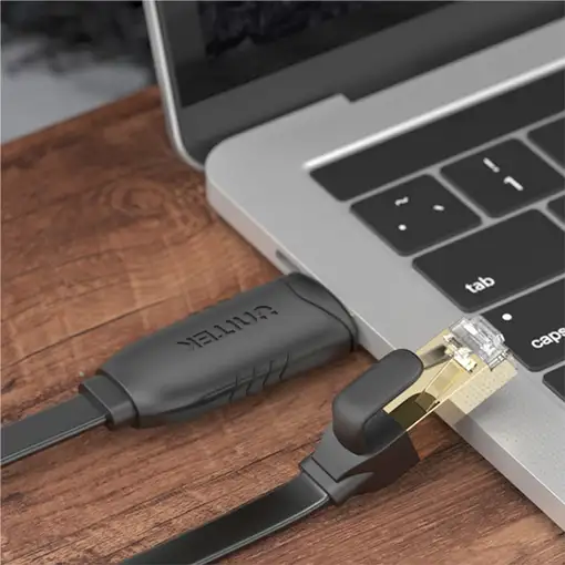 UNITEK Y-SP02001B cable de red Negro 18 m