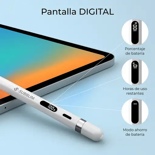 SUBBLIM SUBPEN-UN0001 lápiz digital 70 g Blanco