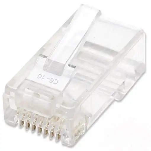 Techly IWP-JAR-C6RTY conector RJ45 Transparente