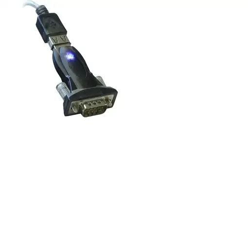 DeLOCK USB 2.0 to Serial Adapter cable de serie Negro USB tipo A DB-9