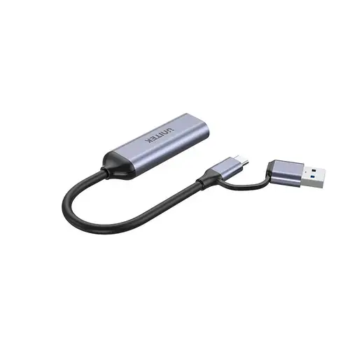 UNITEK V1167A adaptador de cable de vídeo USB Type-A/USB Type-C HDMI Negro