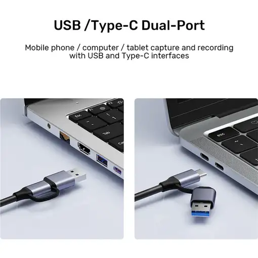 UNITEK V1167A adaptador de cable de vídeo USB Type-A/USB Type-C HDMI Negro