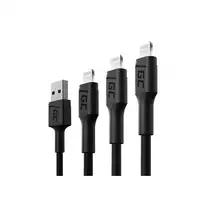 Green Cell KABGCSET04 cable de conector Lightning 2 m Negro Green Cell KABGCSET04 cable de conector Lightning 2 m Negro