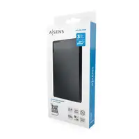 AISENS Caja Externa 2,5″ 9.5mm SATA a USB 3.0/USB3.1 Gen1, Negra
