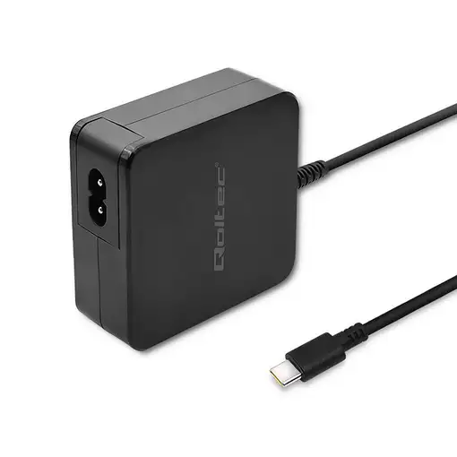 Qoltec 51027 cargador de dispositivo móvil Teléfono móvil, Portátil Negro Corrient