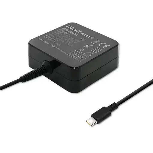 Qoltec 51027 cargador de dispositivo móvil Teléfono móvil, Portátil Negro Corrient