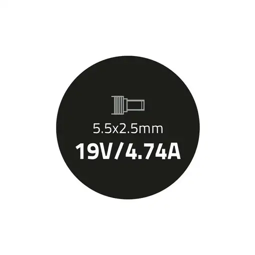 Qoltec 50071.90W adaptador e inversor de corriente Interior Negro