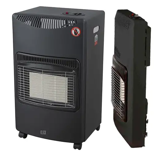 Estufa De Gas Cerámica Plegable Klack, Sistema ODS, 4.2kw Ruedas