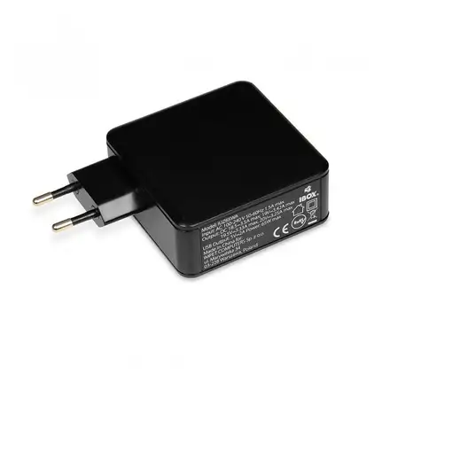 iBox IUZ65WA adaptador e inversor de corriente Auto 65 W Negro iBox IUZ65WA adaptador e inversor de corriente Auto 65 W Negro