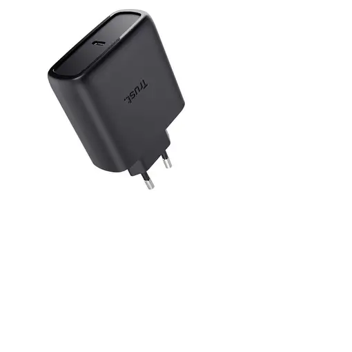 Trust Maxo Cargador GaN USB-C de 65 W - Negro