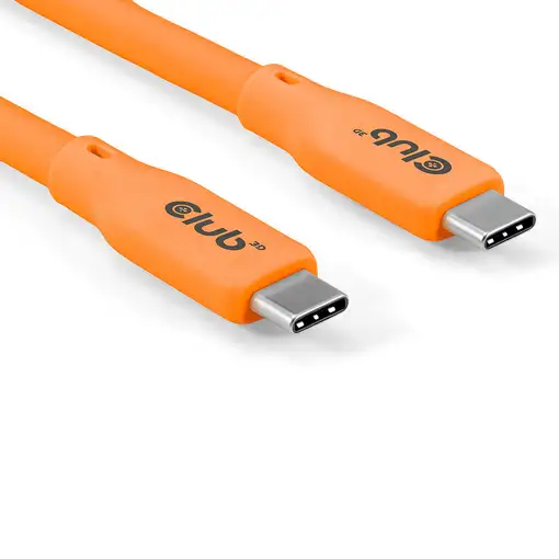CLUB3D Cable USB C Naranja