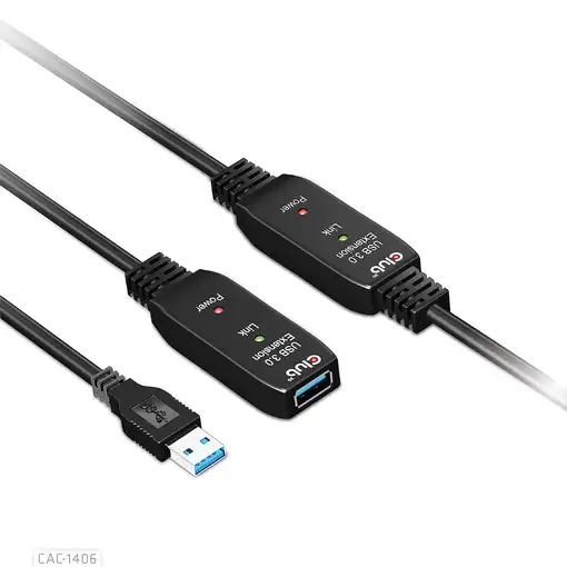 CLUB3D CAC-1406 cable USB USB 3.2 Gen 1 (3.1 Gen 1) 15 m USB A Negro