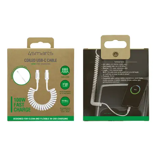 4smarts 541600 cable USB 1,35 m USB C Blanco