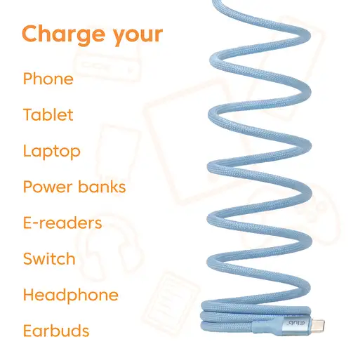 CLUB3D CAC-3030 cable USB 2 m USB C Azul