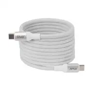 CLUB3D CLUB 3D USB-C Magnetic-Coil Cable White cable USB 2 m USB C Blanco CLUB3D CLUB 3D USB-C Magnetic-Coil Cable White cable USB 2 m USB C Blanco