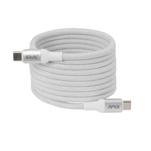 CLUB3D CLUB 3D USB-C Magnetic-Coil Cable White cable USB 2 m USB C Blanco CLUB3D CLUB 3D USB-C Magnetic-Coil Cable White cable USB 2 m USB C Blanco