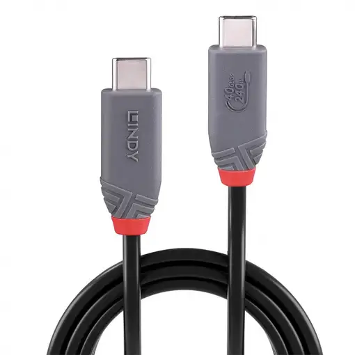 Lindy 36956 cable USB USB4 Gen 3x2 0,8 m USB C Negro