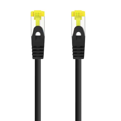 Nanocable Cable de red latiguillo RJ45 LSZH Cat.6A SFTP AWG26, Negro, 1.0 m