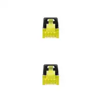 Nanocable Cable de red latiguillo RJ45 LSZH Cat.6A SFTP AWG26, Negro, 1.0 m