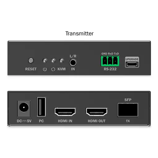 Digitus Juego de extensor IP KVM de fibra HDMI, 4K/60Hz