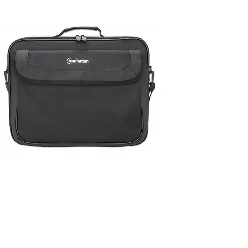 Manhattan Maletín para portátil Cambridge 15,6", diseño tipo clamshell, negro, ECO