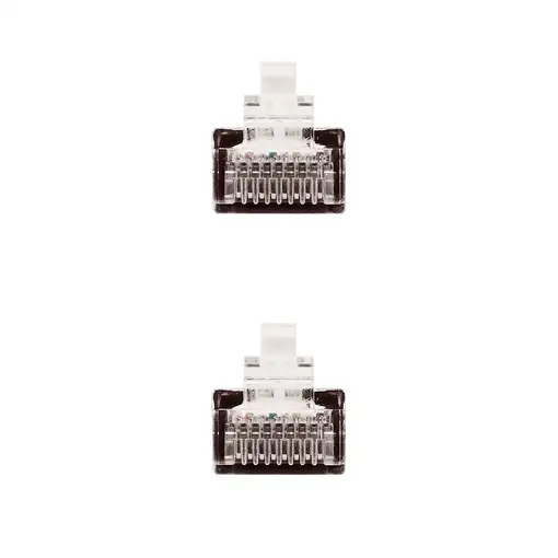 Nanocable Cable Red Latiguillo RJ45 CAT.6 UTP AWG24, Negro, 30 cm