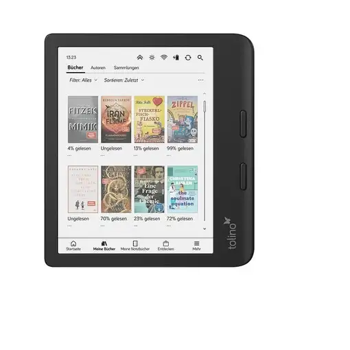 Tolino 4016621130183 lectore de e-book Pantalla táctil Wifi Negro