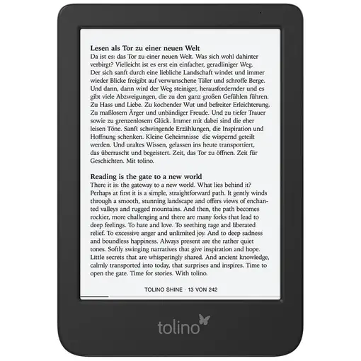 Tolino shine 5 lectore de e-book Pantalla táctil 16 GB Wifi Negro