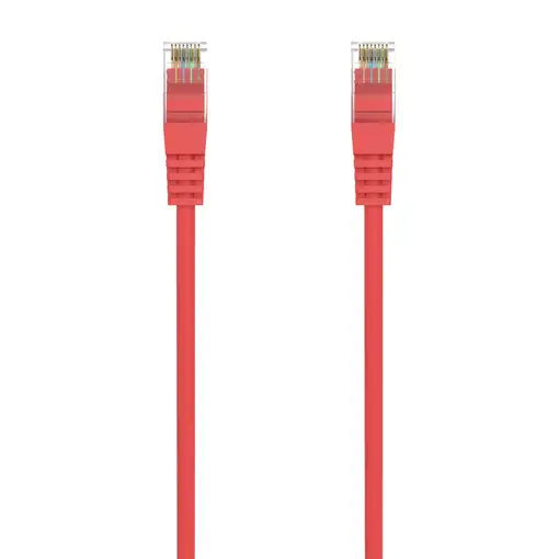 AISENS Cable de Red Latiguillo RJ45 LSZH Cat.6A 500 Mhz UTP AWG24, Rojo, 30CM