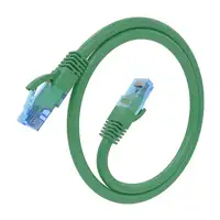 AISENS Cable De Red Latiguillo RJ45 Cat.6 UTP AWG26 CCA, Verde, 30 cm