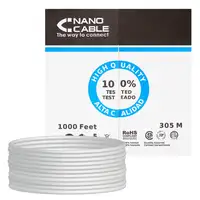 Nanocable CABLE RED RJ45 CAT.5E FTP RIGIDO AWG24, 305 M